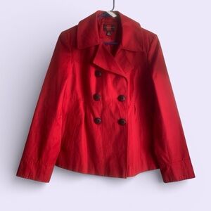 Gallery Red Double-Breasted Jacket